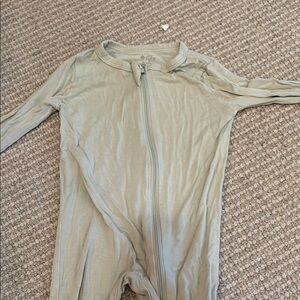 Mint green kyte baby Footies One Piece with Long Sleeves